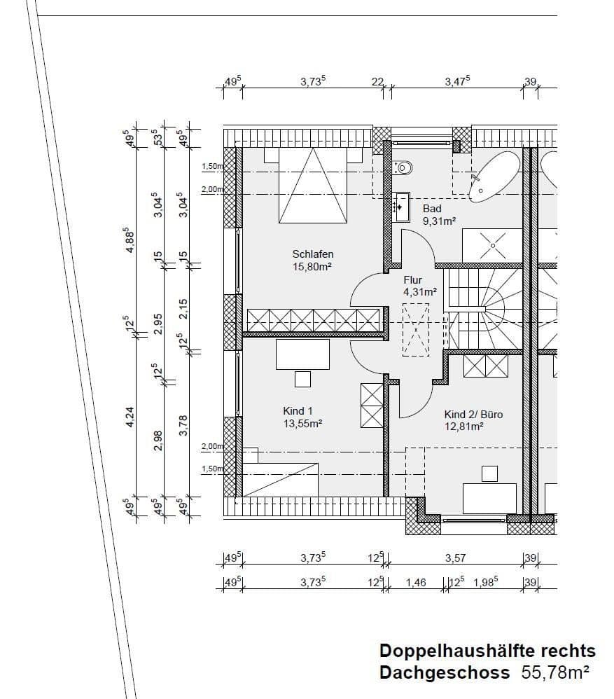 Pronájem domu 128 m², pozemek 320 m², Detmold, Severní Porýní-Vestfálsko Pronájem domu 128 m², pozemek 320 m², Detmold, Severní Porýní-Vestfálsko