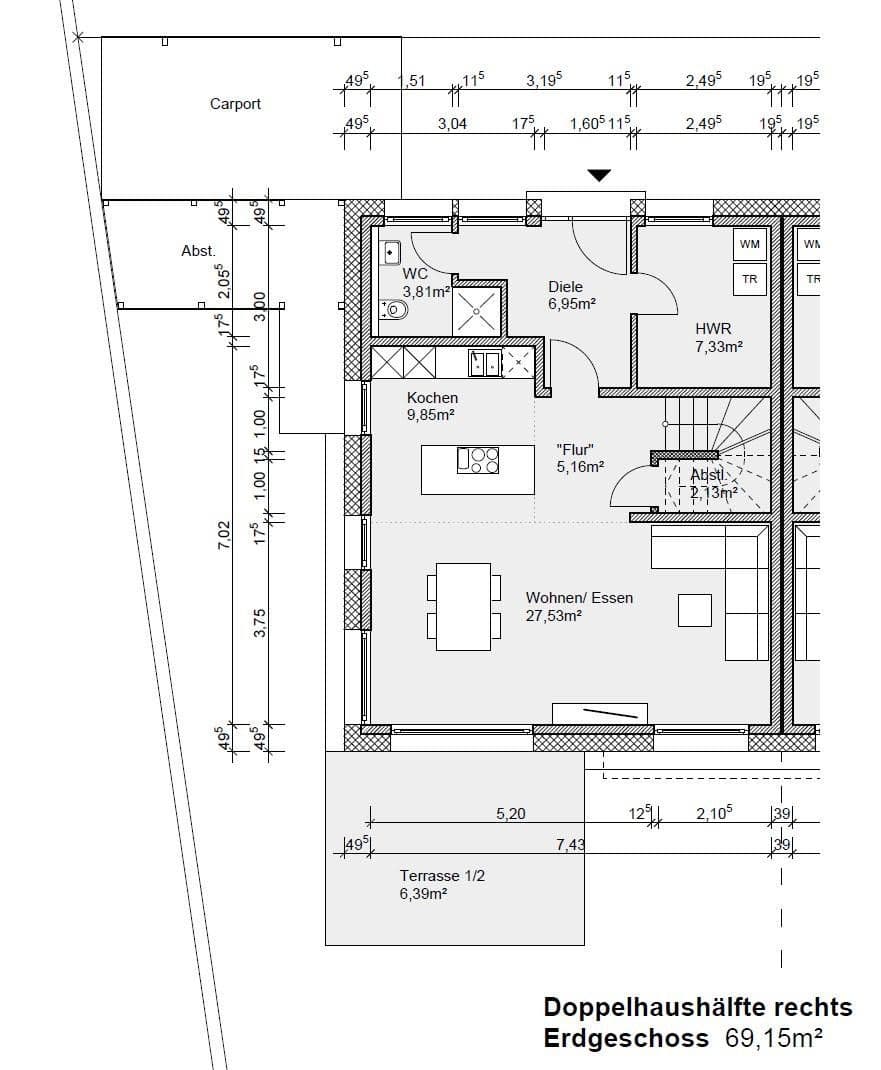 Pronájem domu 128 m², pozemek 320 m², Detmold, Severní Porýní-Vestfálsko Pronájem domu 128 m², pozemek 320 m², Detmold, Severní Porýní-Vestfálsko