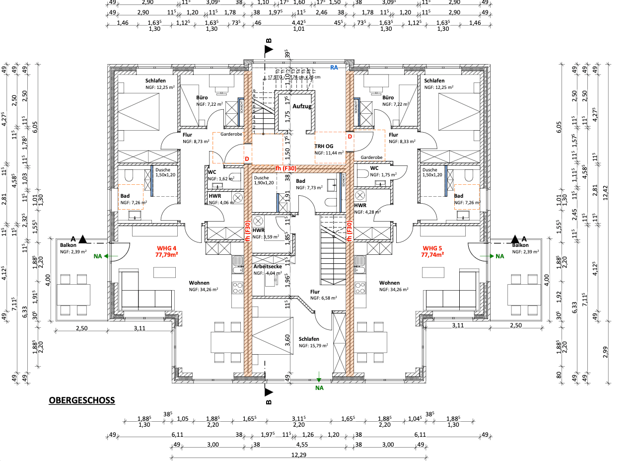 Prodej bytu 3+1 79 m², Hengtestr. 38, Coesfeld, Severní Porýní-Vestfálsko Prodej bytu 3+1 79 m², Hengtestr. 38, Coesfeld, Severní Porýní-Vestfálsko