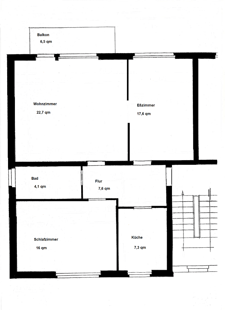 Pronájem bytu 3+1 75 m², Hannover, Dolní Sasko Pronájem bytu 3+1 75 m², Hannover, Dolní Sasko
