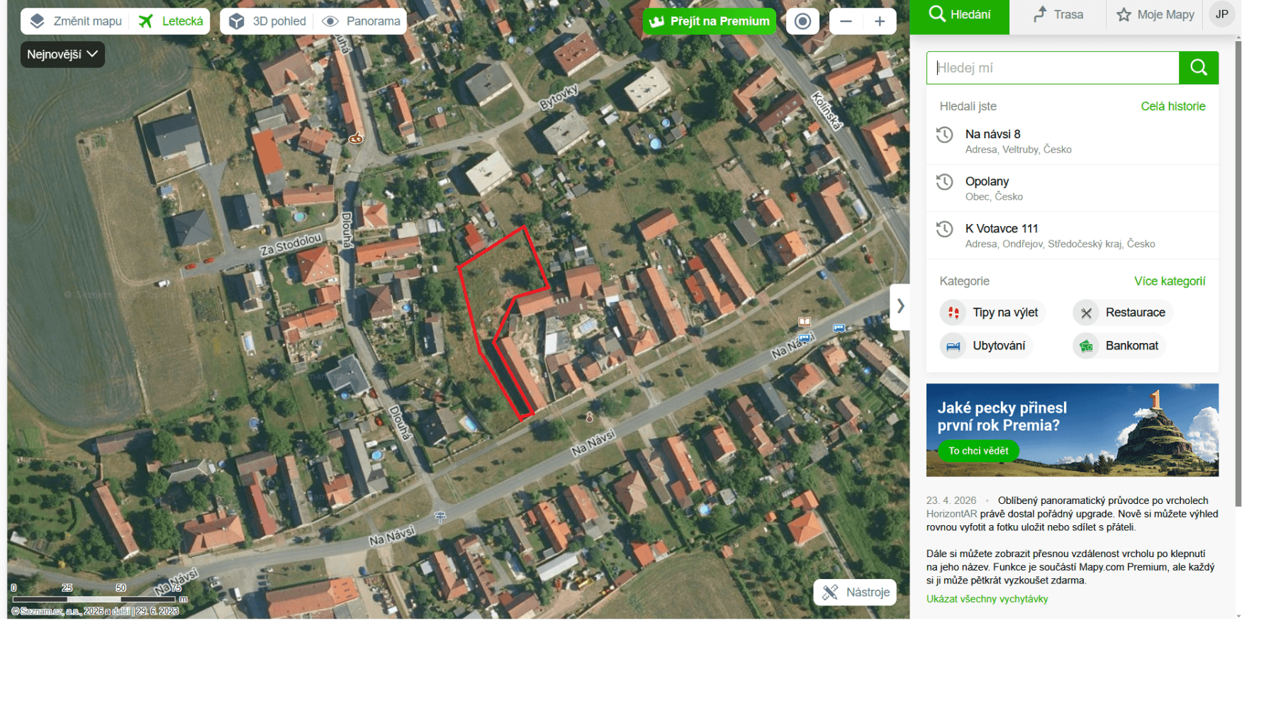 Prodej pozemku 1.306 m², Na Návsi, Veltruby, Středočeský kraj Prodej pozemku 1.306 m², Na Návsi, Veltruby, Středočeský kraj