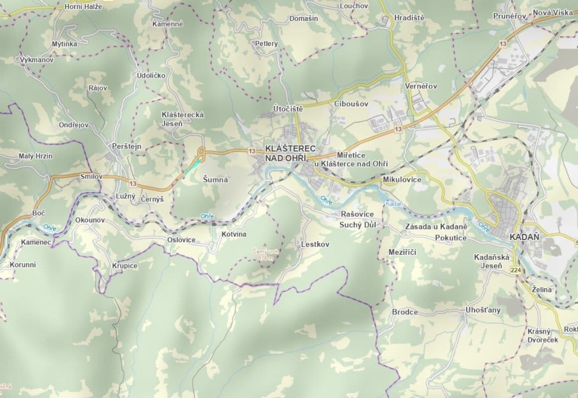 Prodej pozemku 27.592 m², Klášterec nad Ohří, Ústecký kraj Prodej pozemku 27.592 m², Klášterec nad Ohří, Ústecký kraj