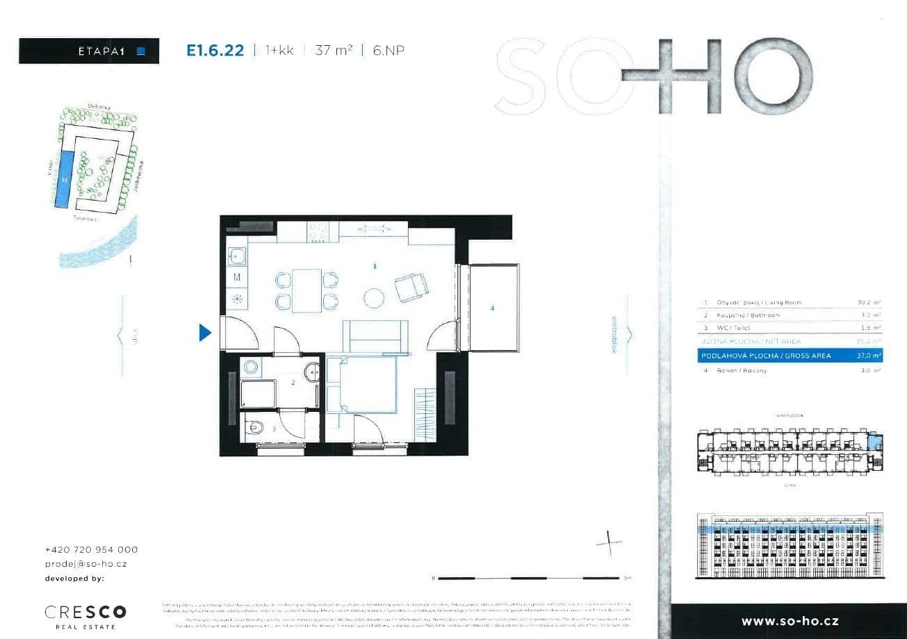 Pronájem bytu 1+kk 37 m², V háji, Praha, Praha Pronájem bytu 1+kk 37 m², V háji, Praha, Praha