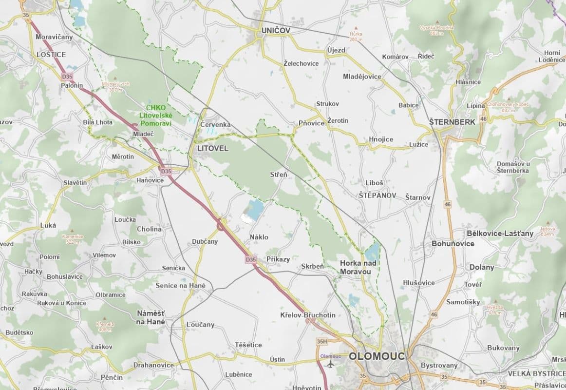 Prodej pozemku 22.723 m², Červenka, Olomoucký kraj Prodej pozemku 22.723 m², Červenka, Olomoucký kraj