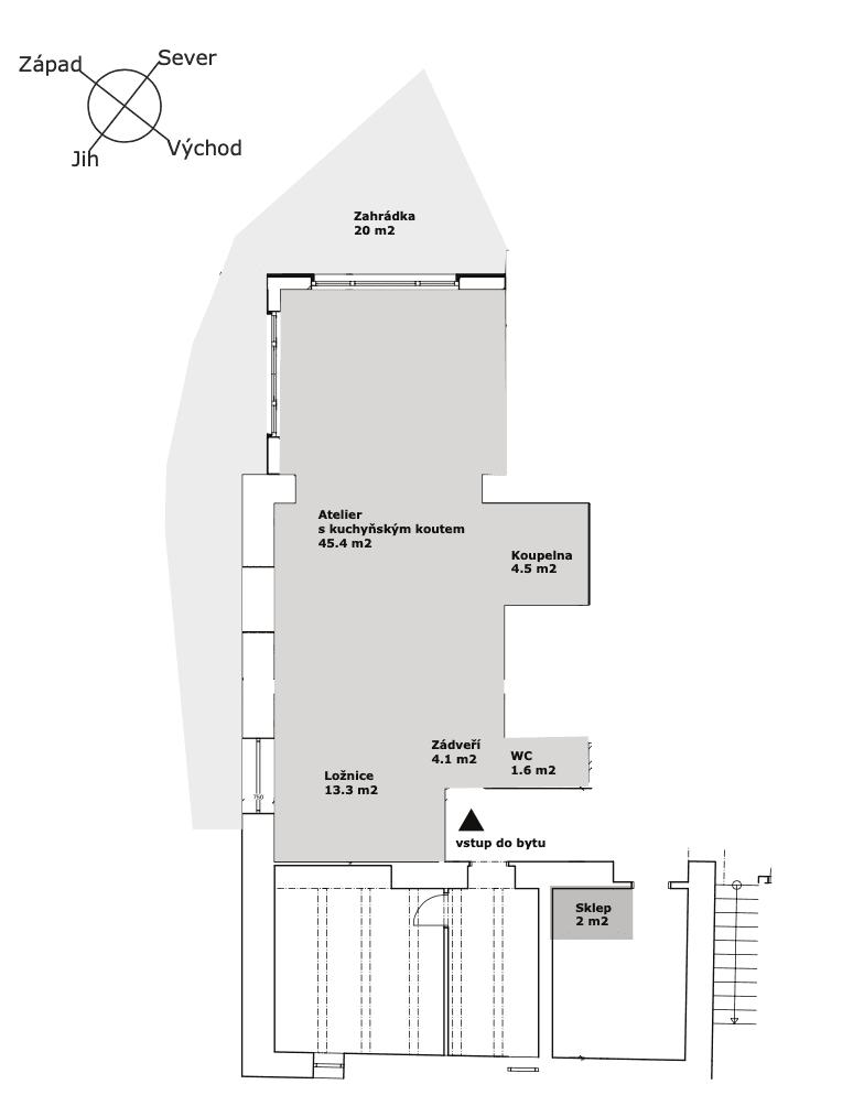 Prodej bytu 2+kk 69 m², Na vápenném, Praha, Praha Prodej bytu 2+kk 69 m², Na vápenném, Praha, Praha
