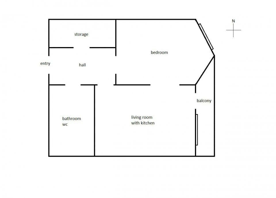 Pronájem bytu 2+kk 53 m², Makedonská, Praha, Praha Pronájem bytu 2+kk 53 m², Makedonská, Praha, Praha