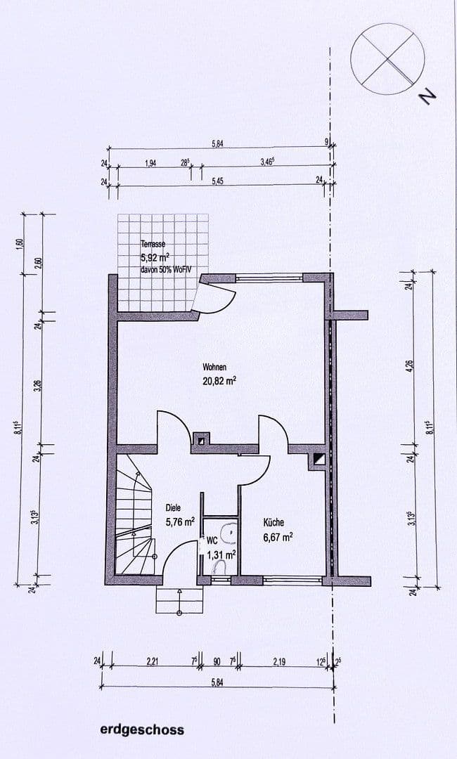 Prodej domu 91 m², pozemek 341 m², Kriftel, Hessen Prodej domu 91 m², pozemek 341 m², Kriftel, Hessen