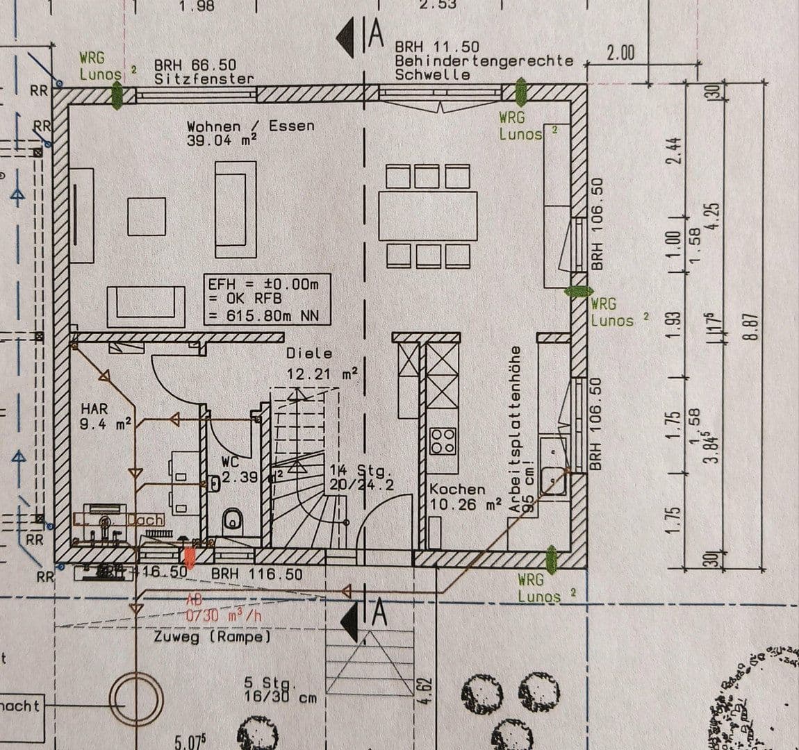 Prodej domu 155 m², pozemek 560 m², Dautmergen, Bádensko-Württembersko Prodej domu 155 m², pozemek 560 m², Dautmergen, Bádensko-Württembersko