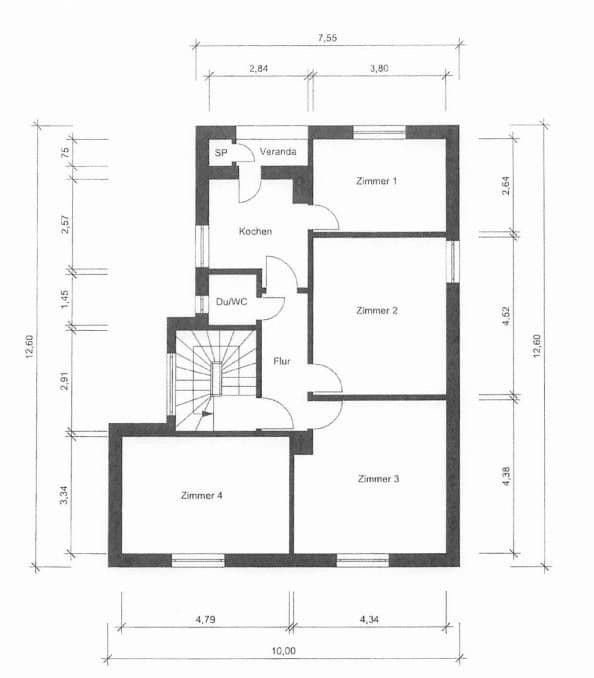 Pronájem bytu 3+1 78 m², Achtungstraße 9, Heilbronn, Bádensko-Württembersko Pronájem bytu 3+1 78 m², Achtungstraße 9, Heilbronn, Bádensko-Württembersko
