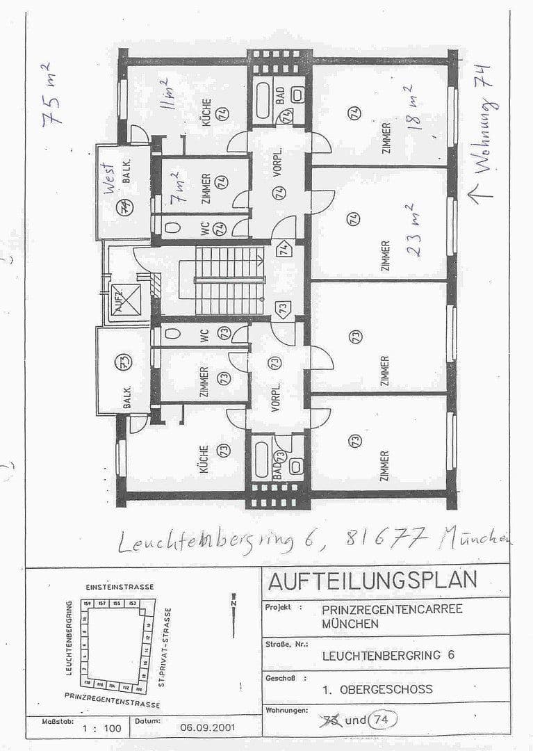 Prodej bytu 2+kk 75 m², Leuchtenbergring 6, München, Bavorsko Prodej bytu 2+kk 75 m², Leuchtenbergring 6, München, Bavorsko