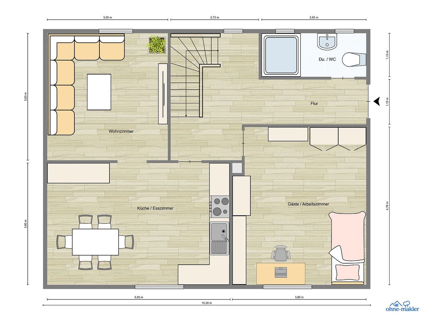 Prodej domu 120 m², pozemek 286 m², Absberg, Bavorsko Prodej domu 120 m², pozemek 286 m², Absberg, Bavorsko