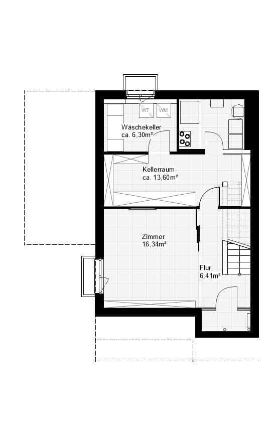 Pronájem domu 159 m², pozemek 155 m², Offenbach, Hessen Pronájem domu 159 m², pozemek 155 m², Offenbach, Hessen