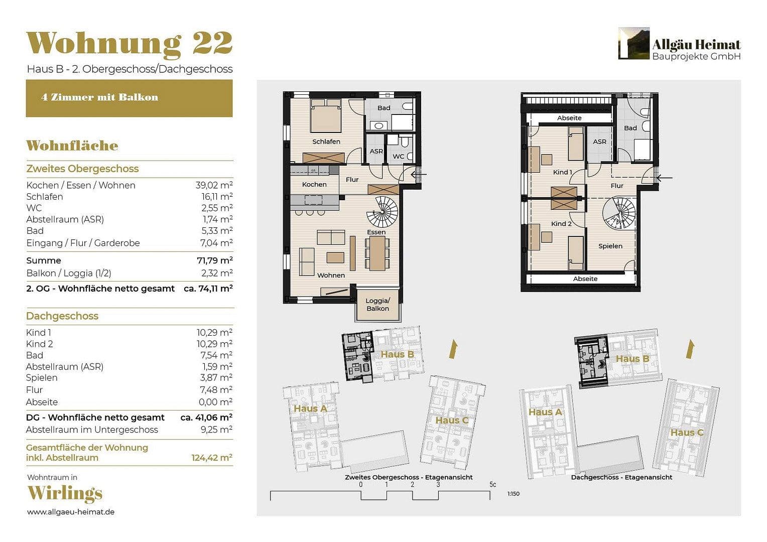 Prodej bytu 4+1 116 m², Buchenberger Straße 19b, Buchenberg, Bavorsko Prodej bytu 4+1 116 m², Buchenberger Straße 19b, Buchenberg, Bavorsko