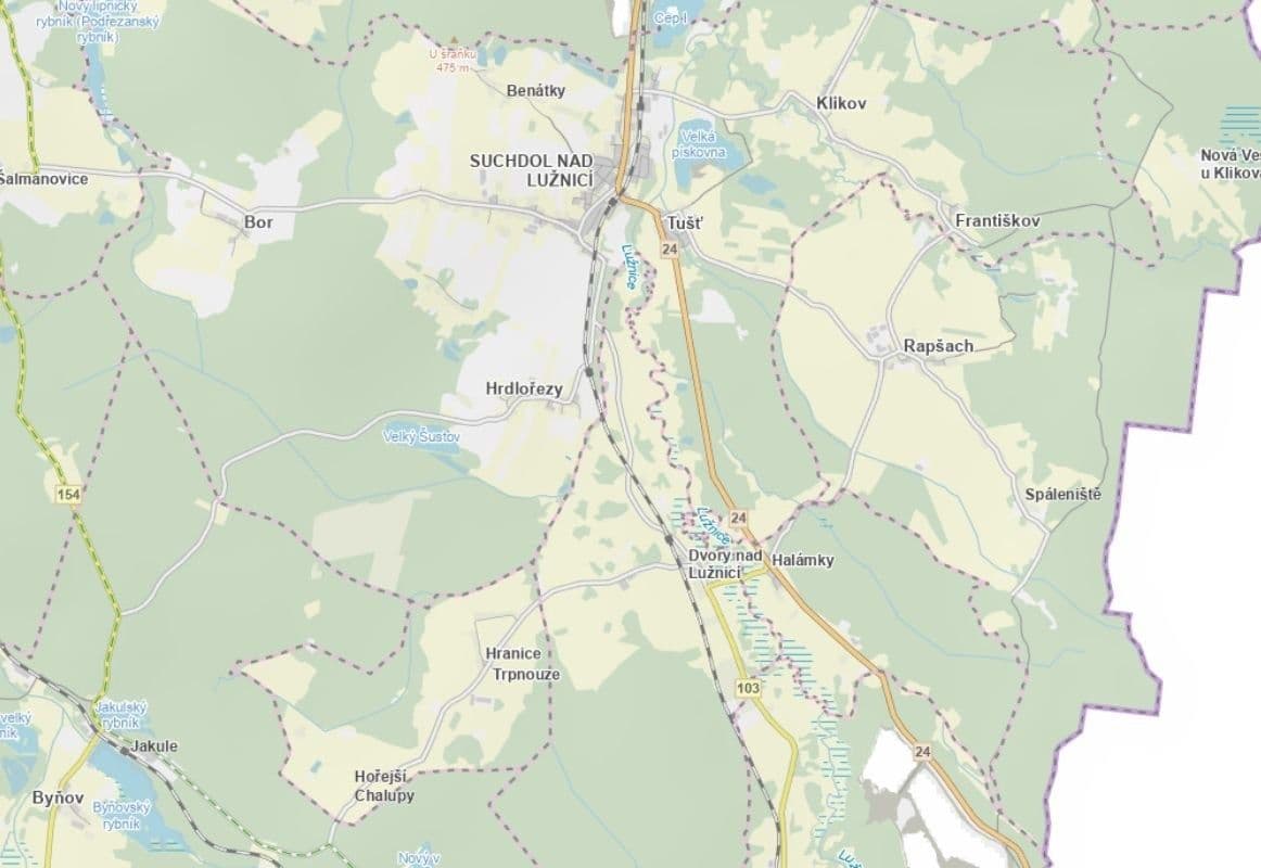 Prodej pozemku 627 m², Suchdol nad Lužnicí, Jihočeský kraj Prodej pozemku 627 m², Suchdol nad Lužnicí, Jihočeský kraj