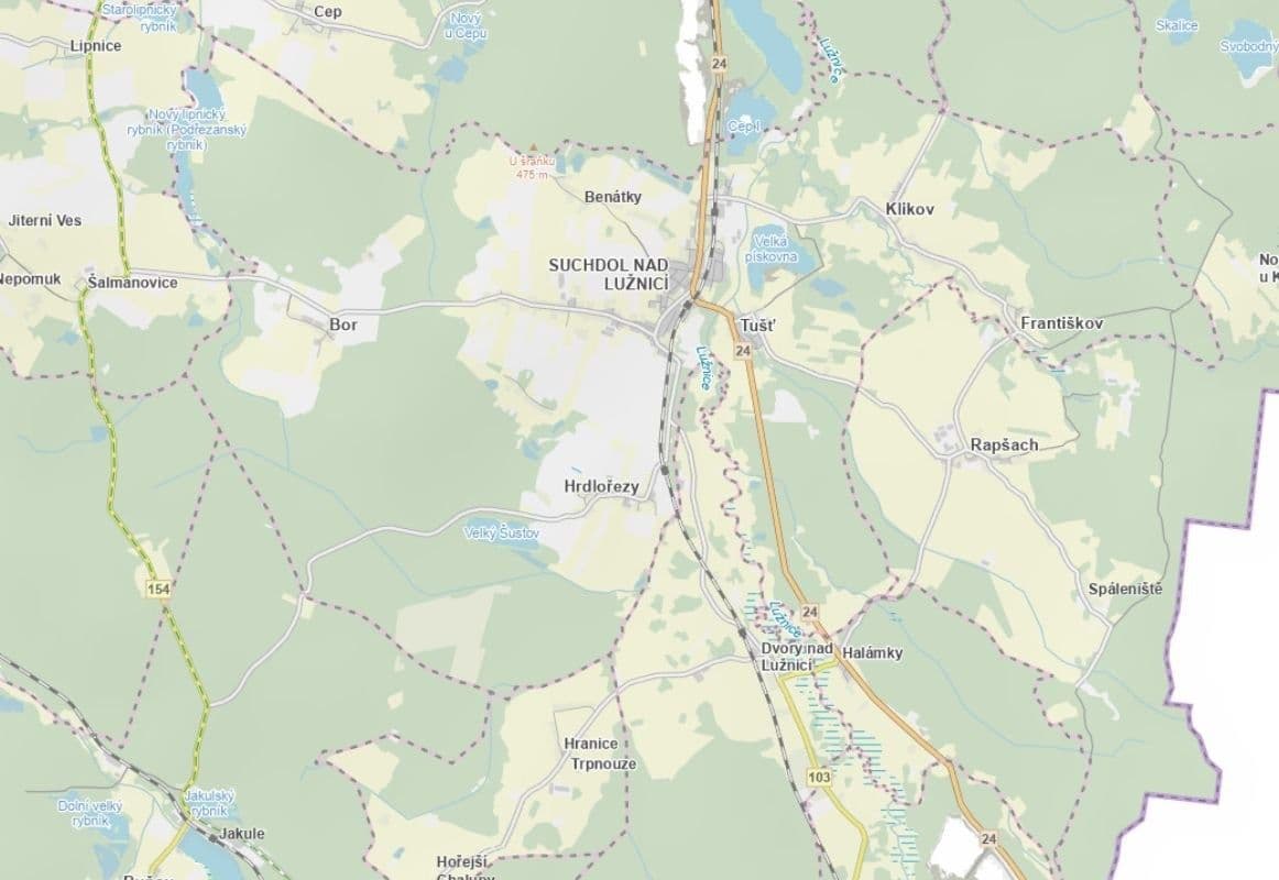Prodej pozemku 789 m², Suchdol nad Lužnicí, Jihočeský kraj Prodej pozemku 789 m², Suchdol nad Lužnicí, Jihočeský kraj