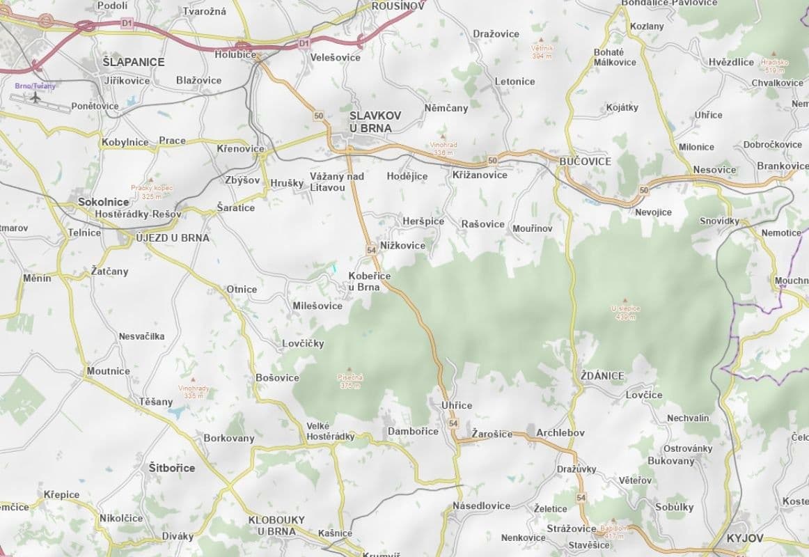 Prodej pozemku 3.134 m², Kobeřice u Brna, Jihomoravský kraj Prodej pozemku 3.134 m², Kobeřice u Brna, Jihomoravský kraj