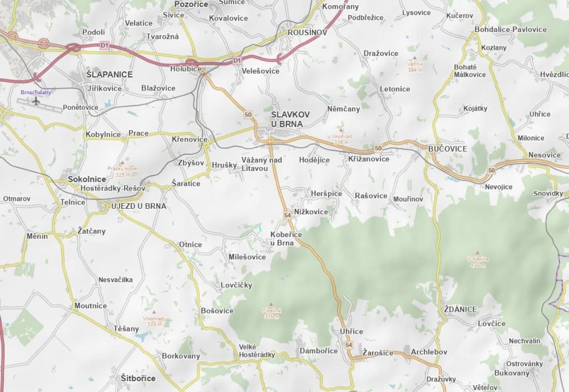 Prodej pozemku 4.324 m², Kobeřice u Brna, Jihomoravský kraj Prodej pozemku 4.324 m², Kobeřice u Brna, Jihomoravský kraj