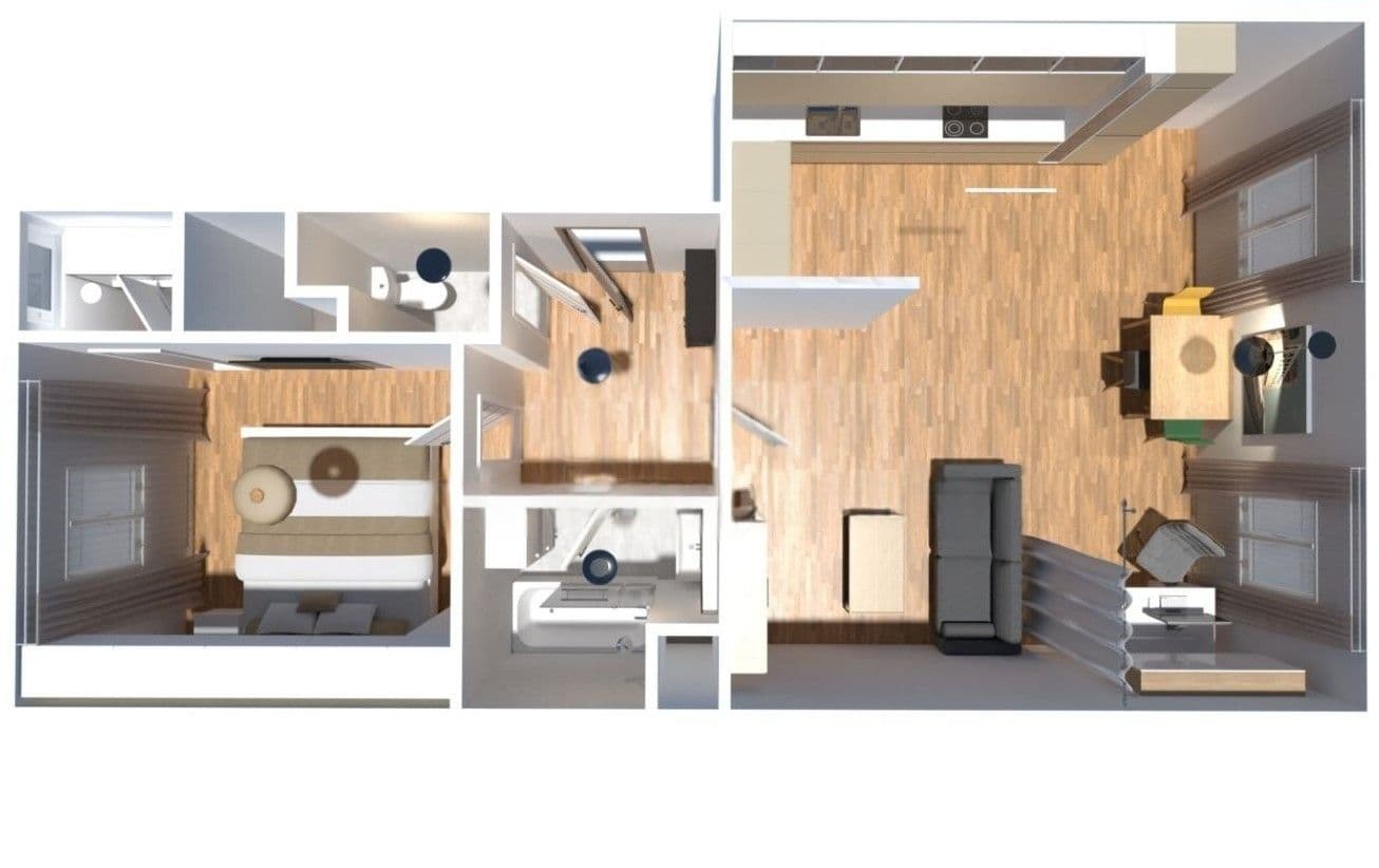 Prodej bytu 2+kk 55 m², Na Václavce, Praha, Praha Prodej bytu 2+kk 55 m², Na Václavce, Praha, Praha
