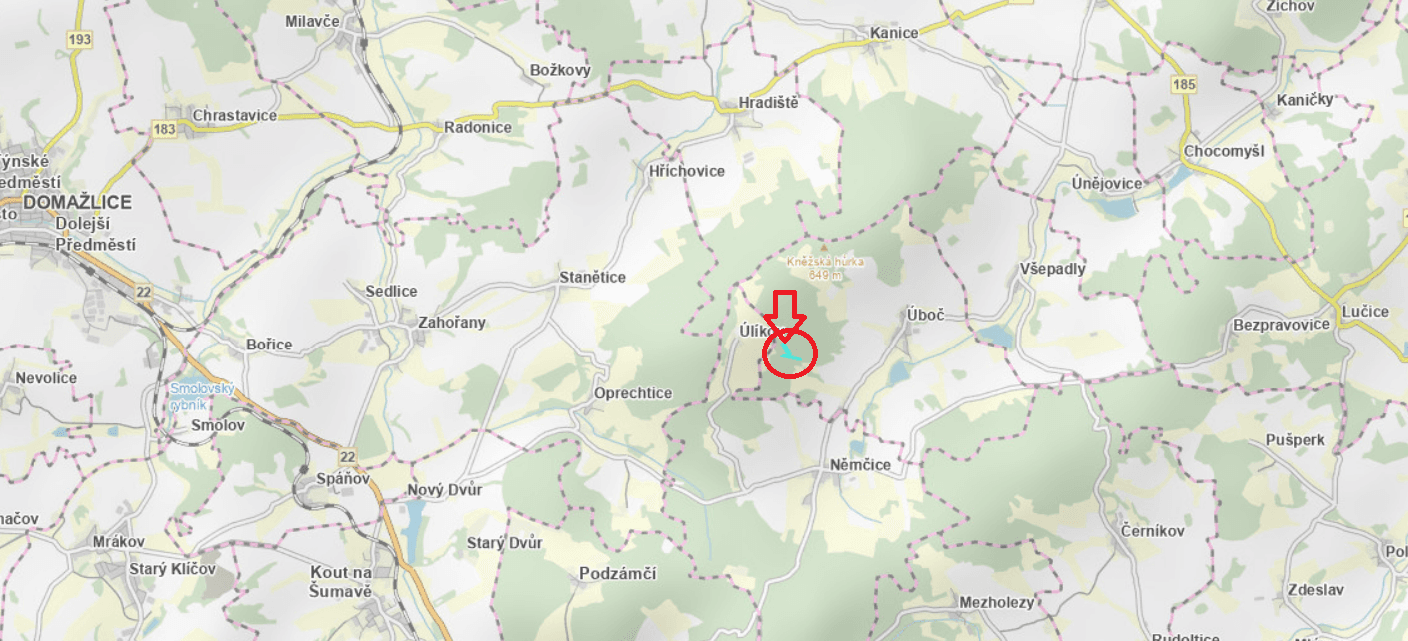 Prodej pozemku 13.538 m², Úboč, Plzeňský kraj Prodej pozemku 13.538 m², Úboč, Plzeňský kraj