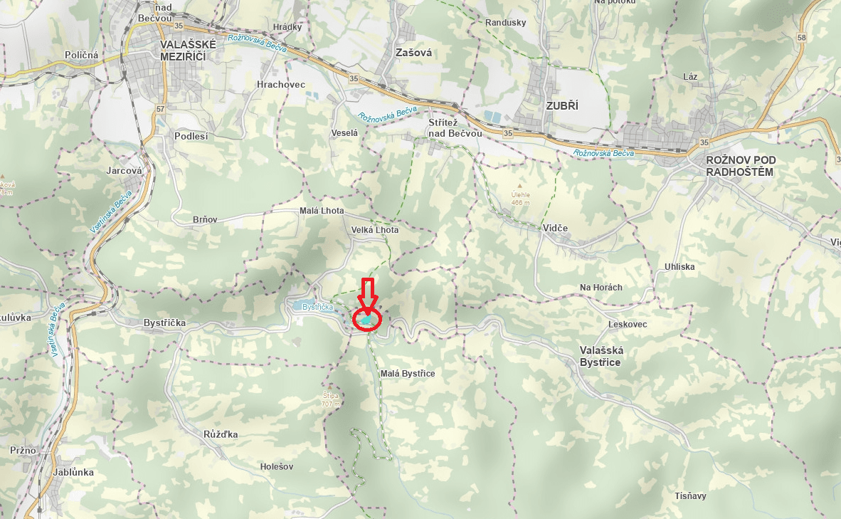Prodej pozemku 5.829 m², Malá Bystřice, Zlínský kraj Prodej pozemku 5.829 m², Malá Bystřice, Zlínský kraj