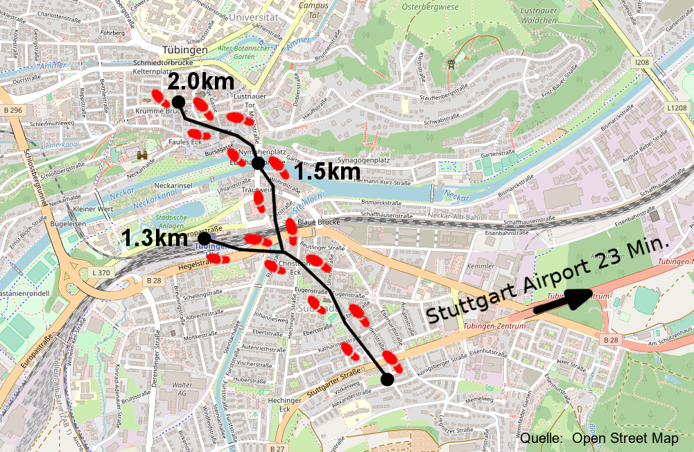 Pronájem bytu 2+1 51 m², Mathildenstraße 36, Tübingen, Bádensko-Württembersko Pronájem bytu 2+1 51 m², Mathildenstraße 36, Tübingen, Bádensko-Württembersko