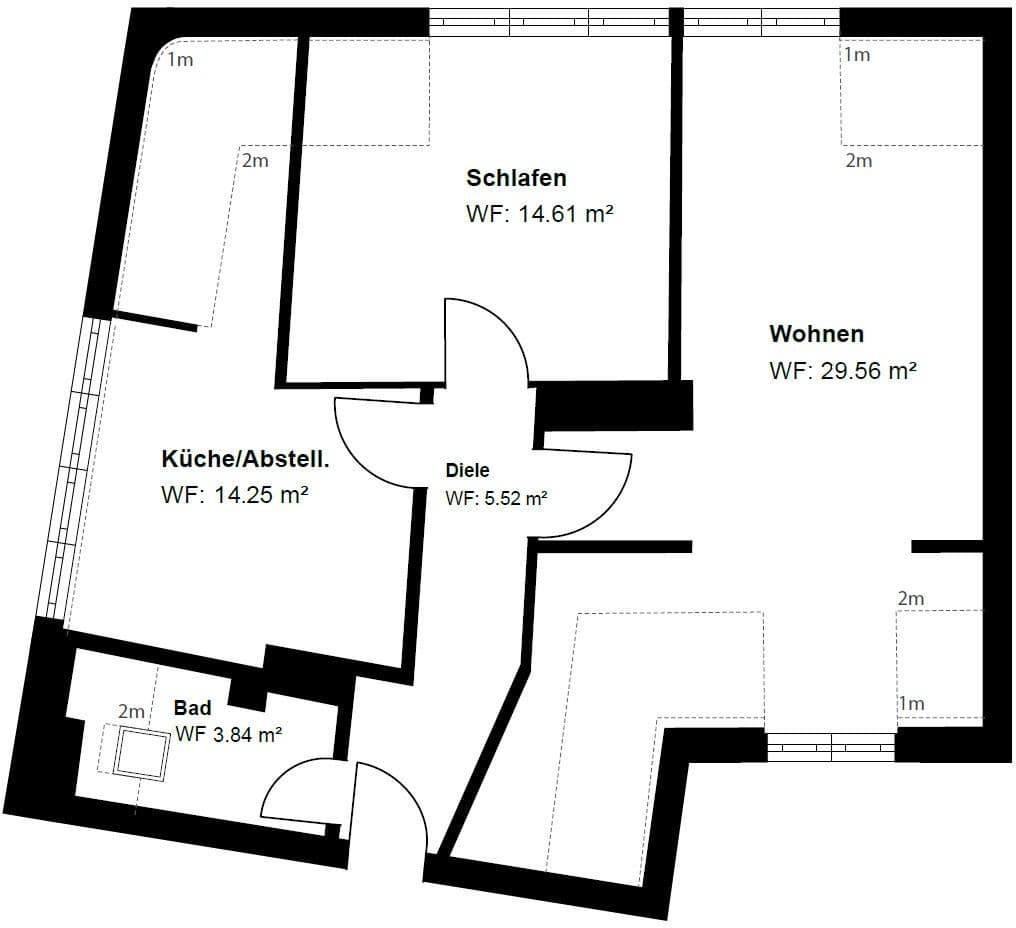 Pronájem bytu 2+kk 67 m², Adolf-Flecken Str., Neuss, Severní Porýní-Vestfálsko Pronájem bytu 2+kk 67 m², Adolf-Flecken Str., Neuss, Severní Porýní-Vestfálsko