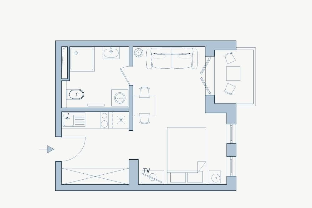 Pronájem bytu 1+1 25 m², Römischer Ring 15, Frankfurt, Hessen Pronájem bytu 1+1 25 m², Römischer Ring 15, Frankfurt, Hessen