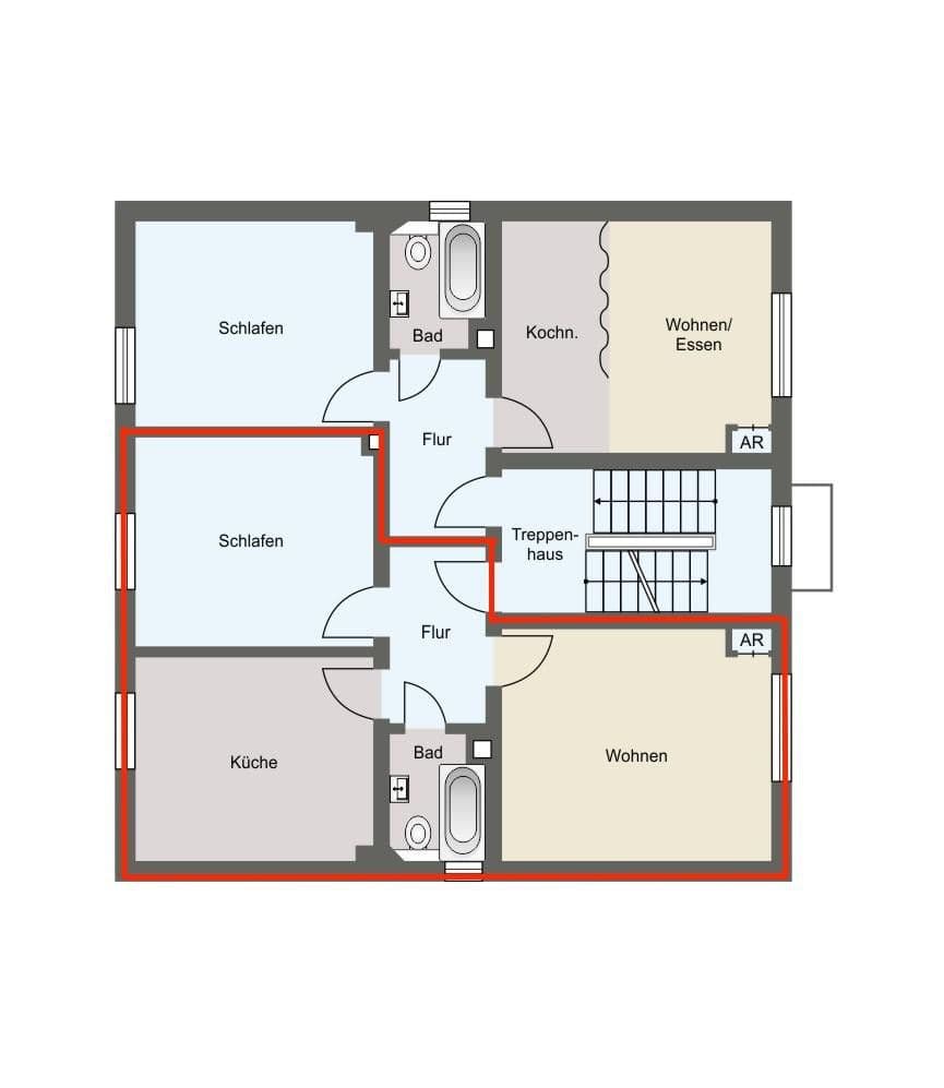 Pronájem bytu 2+1 52 m², Bickernstraße 59, Herne, Severní Porýní-Vestfálsko Pronájem bytu 2+1 52 m², Bickernstraße 59, Herne, Severní Porýní-Vestfálsko