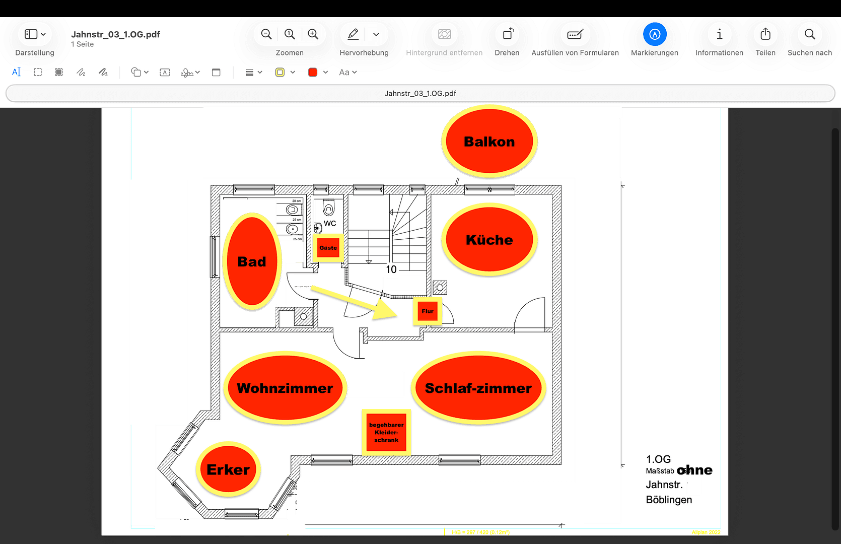 Pronájem bytu 2+1 91 m², Böblingen, Bádensko-Württembersko Pronájem bytu 2+1 91 m², Böblingen, Bádensko-Württembersko