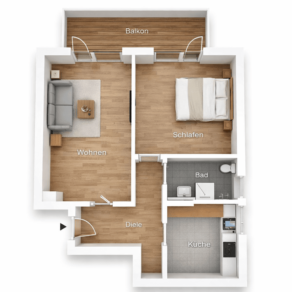 Prodej bytu 2+1 60 m², Köln, Severní Porýní-Vestfálsko Prodej bytu 2+1 60 m², Köln, Severní Porýní-Vestfálsko