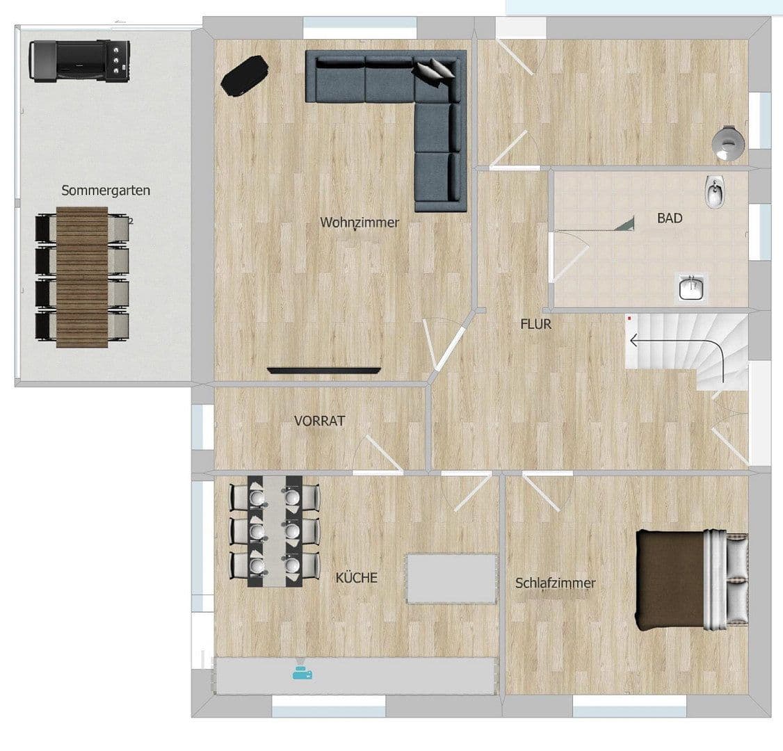 Prodej domu 160 m², pozemek 797 m², Westerholt, Dolní Sasko Prodej domu 160 m², pozemek 797 m², Westerholt, Dolní Sasko