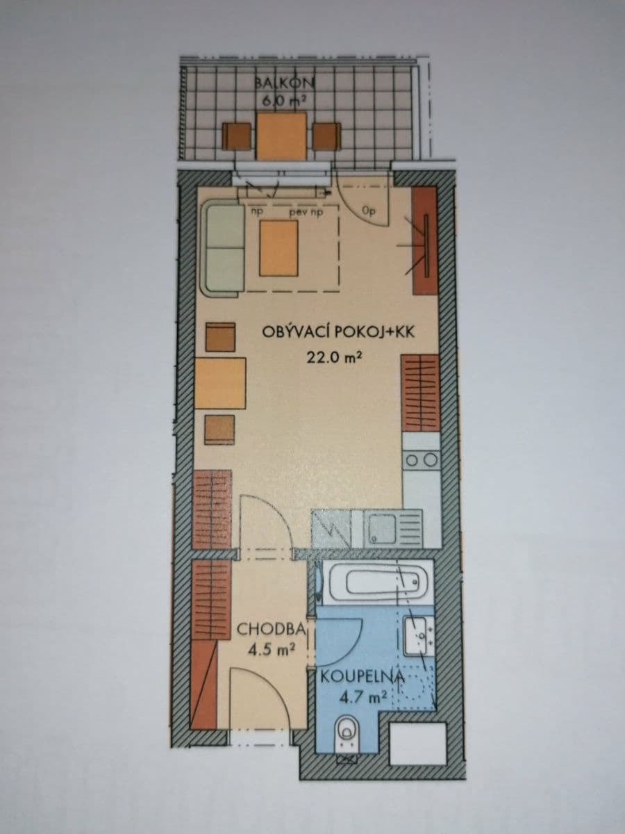 Prodej bytu 1+kk 32 m², Thomasova, Praha, Praha Prodej bytu 1+kk 32 m², Thomasova, Praha, Praha