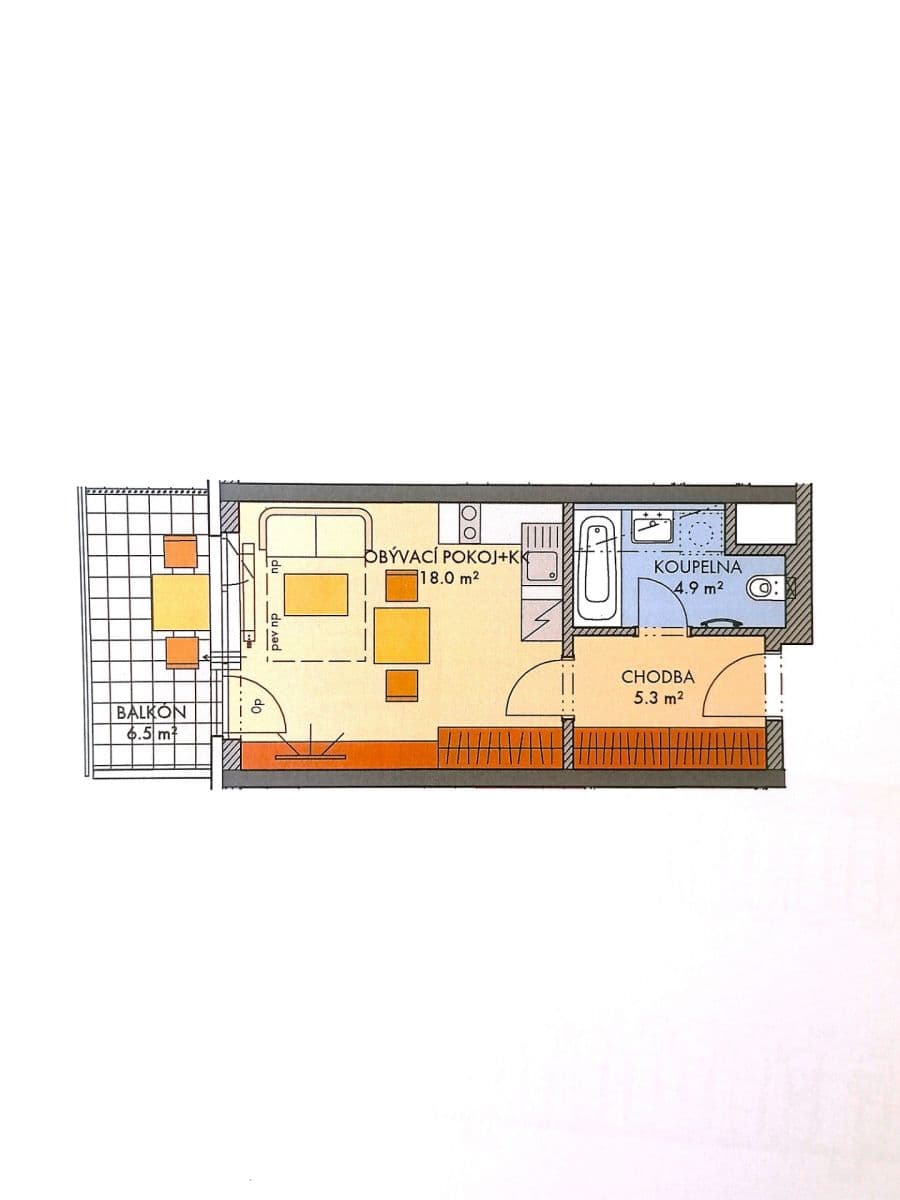 Prodej bytu 1+kk 35 m², Thomasova, Praha, Praha Prodej bytu 1+kk 35 m², Thomasova, Praha, Praha