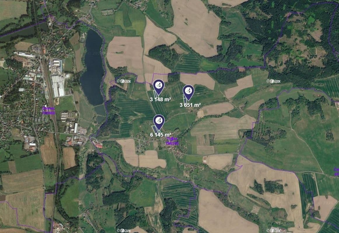 Prodej pozemku 12.944 m², Tojice, Plzeňský kraj Prodej pozemku 12.944 m², Tojice, Plzeňský kraj