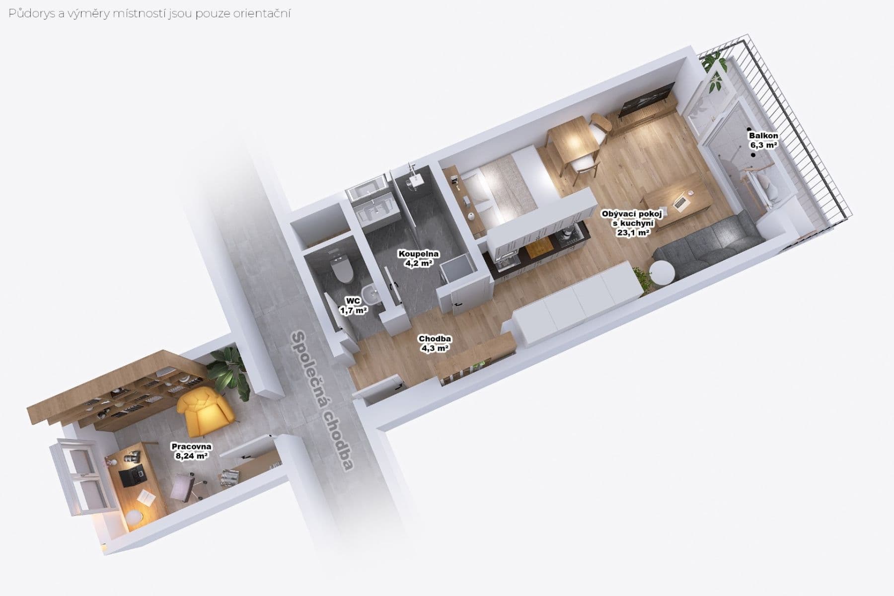 Pronájem bytu 1+kk 42 m², Nová osada, Jablonec nad Nisou, Liberecký kraj Pronájem bytu 1+kk 42 m², Nová osada, Jablonec nad Nisou, Liberecký kraj