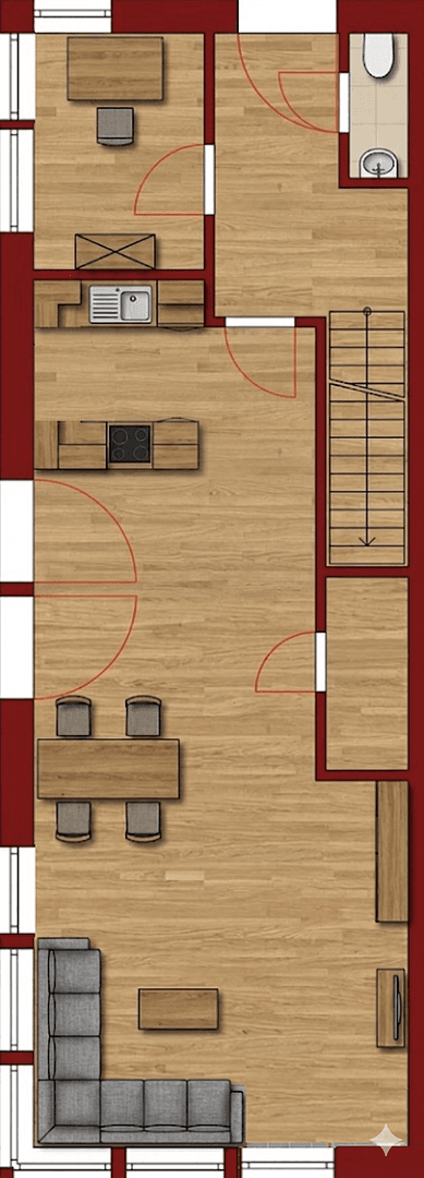 Pronájem bytu 4+kk 132 m², Hamburg, Hamburg Pronájem bytu 4+kk 132 m², Hamburg, Hamburg