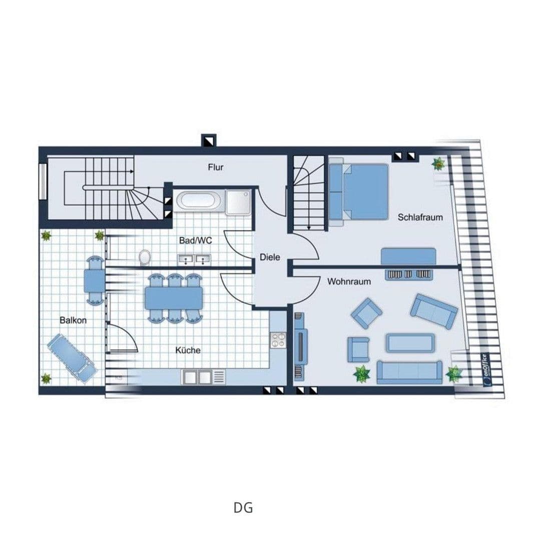 Pronájem bytu 2+1 60 m², Friedrichstraße22, Bonn, Severní Porýní-Vestfálsko Pronájem bytu 2+1 60 m², Friedrichstraße22, Bonn, Severní Porýní-Vestfálsko