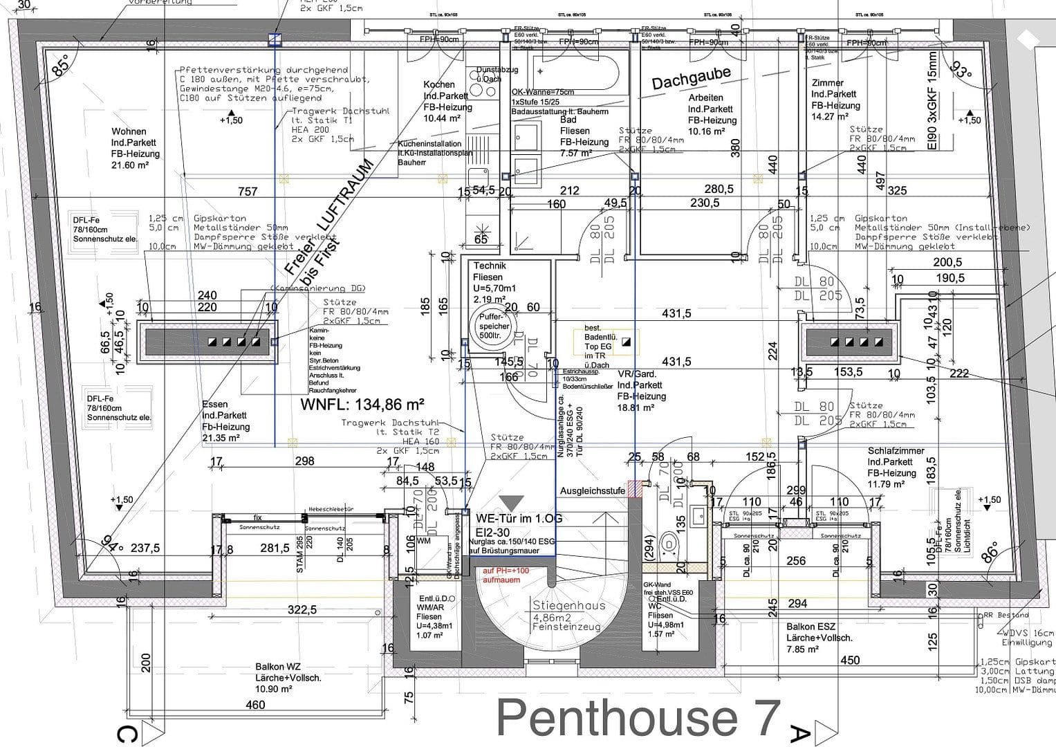 Pronájem bytu 4+1 150 m², Kasernstraße 19a, Krems, Dolní Rakousko Pronájem bytu 4+1 150 m², Kasernstraße 19a, Krems, Dolní Rakousko