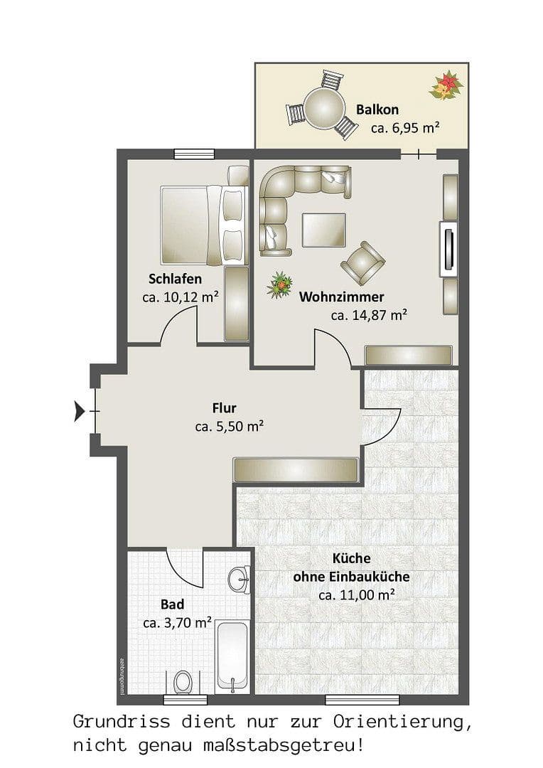 Pronájem bytu 2+1 63 m², Naupliastraße 25, München, Bavorsko Pronájem bytu 2+1 63 m², Naupliastraße 25, München, Bavorsko