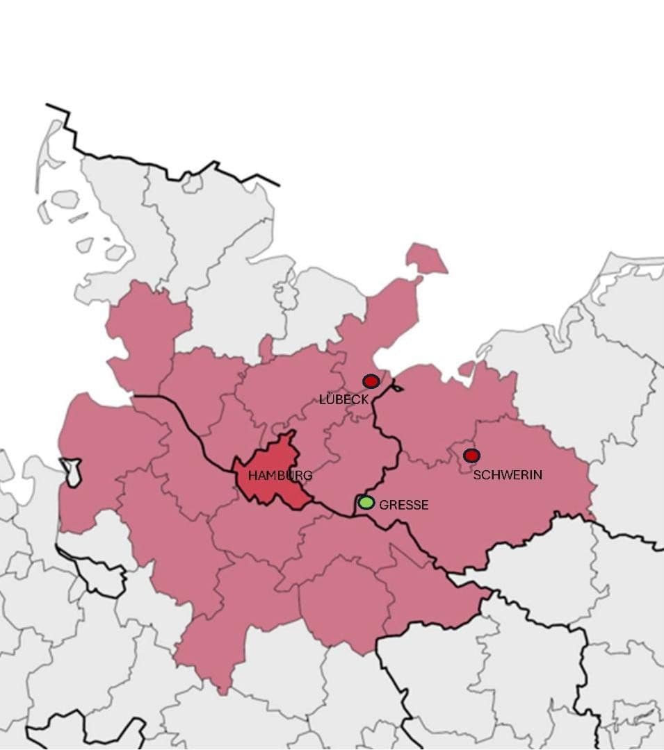 Prodej domu 255 m², pozemek 6.177 m², Gresse, Mecklenburg-Vorpommern Prodej domu 255 m², pozemek 6.177 m², Gresse, Mecklenburg-Vorpommern