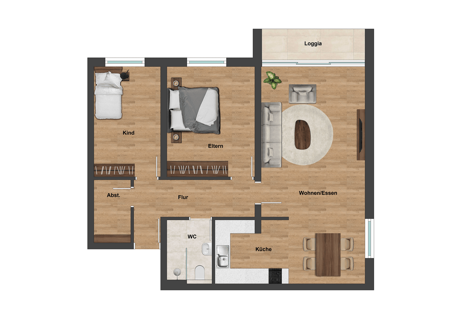 Pronájem bytu 3+1 78 m², Graf-Bernadotte-Straße 14, Kempen, Severní Porýní-Vestfálsko Pronájem bytu 3+1 78 m², Graf-Bernadotte-Straße 14, Kempen, Severní Porýní-Vestfálsko