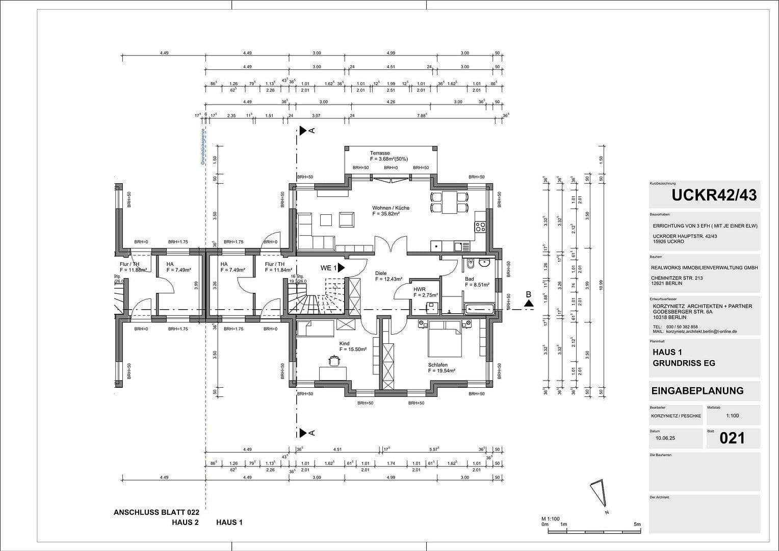 Prodej pozemku 879 m², Uckroer Hauptstraße 42–43, Luckau, Braniborsko Prodej pozemku 879 m², Uckroer Hauptstraße 42–43, Luckau, Braniborsko