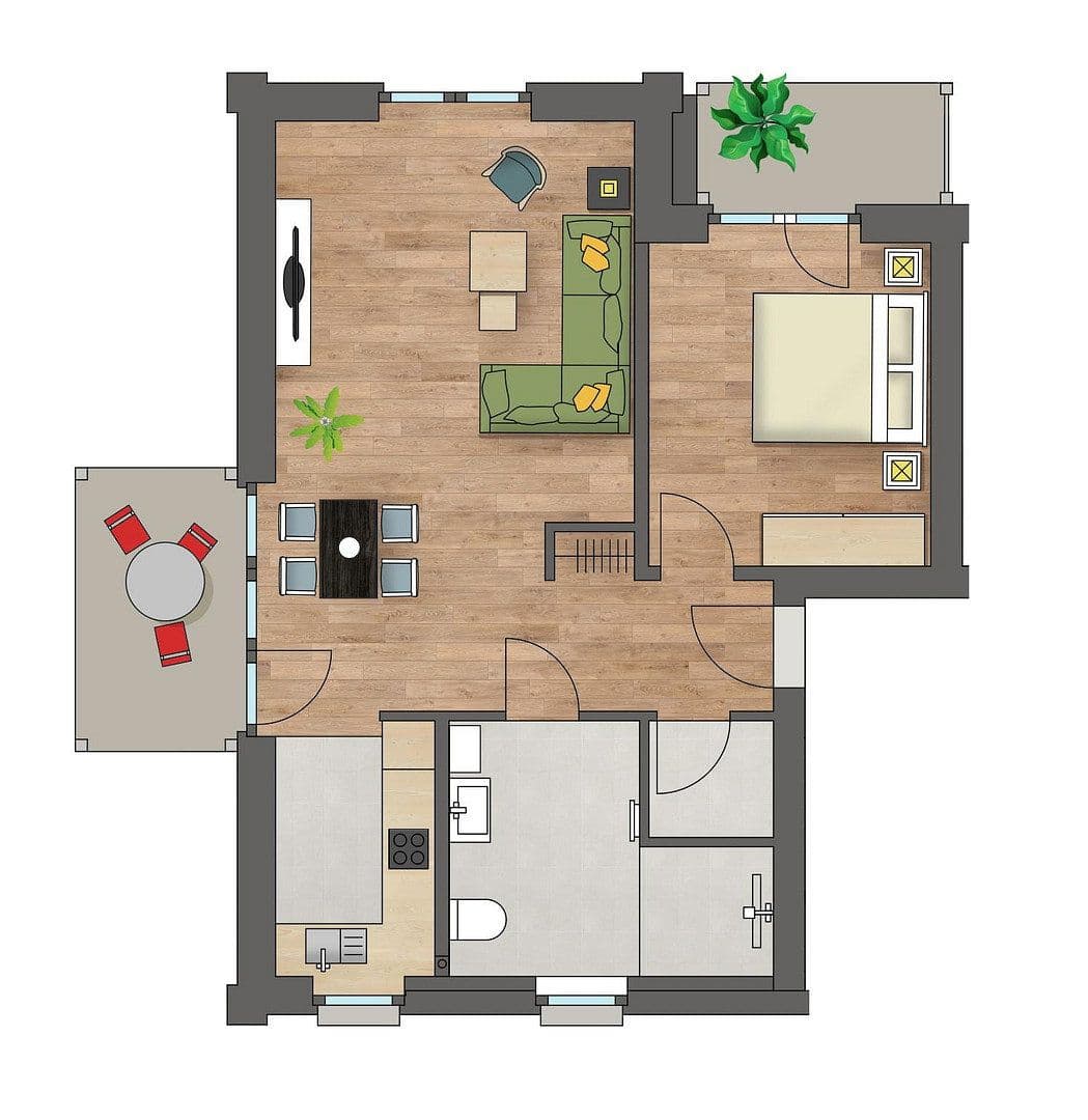 Prodej bytu 2+1 75 m², An der Surheide 1 A, Ottersberg, Dolní Sasko Prodej bytu 2+1 75 m², An der Surheide 1 A, Ottersberg, Dolní Sasko