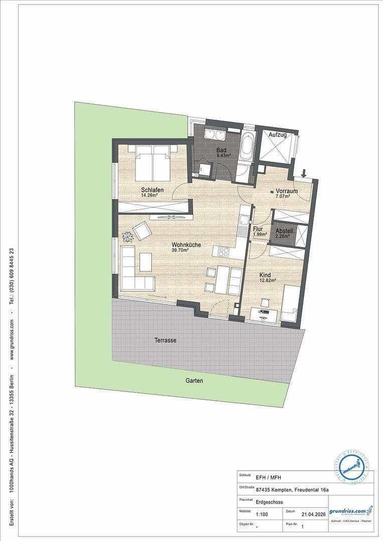 Prodej bytu 3+1 103 m², Kempten (Allgäu), Bavorsko Prodej bytu 3+1 103 m², Kempten (Allgäu), Bavorsko