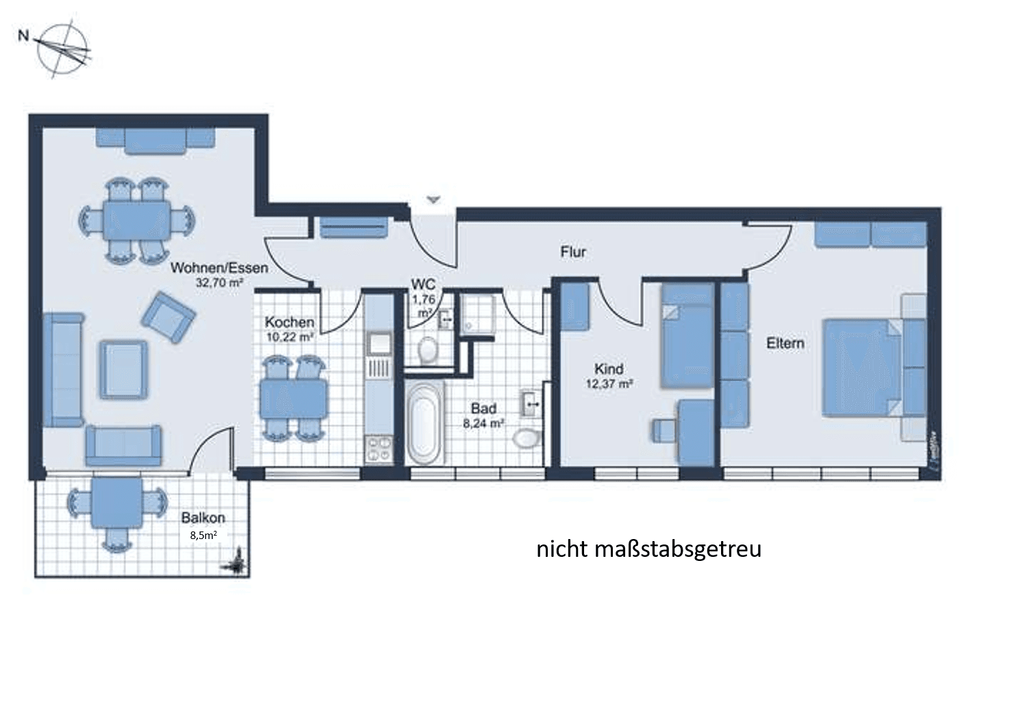 Pronájem bytu 3+1 106 m², Wiedenhof 1, Haan, Severní Porýní-Vestfálsko Pronájem bytu 3+1 106 m², Wiedenhof 1, Haan, Severní Porýní-Vestfálsko