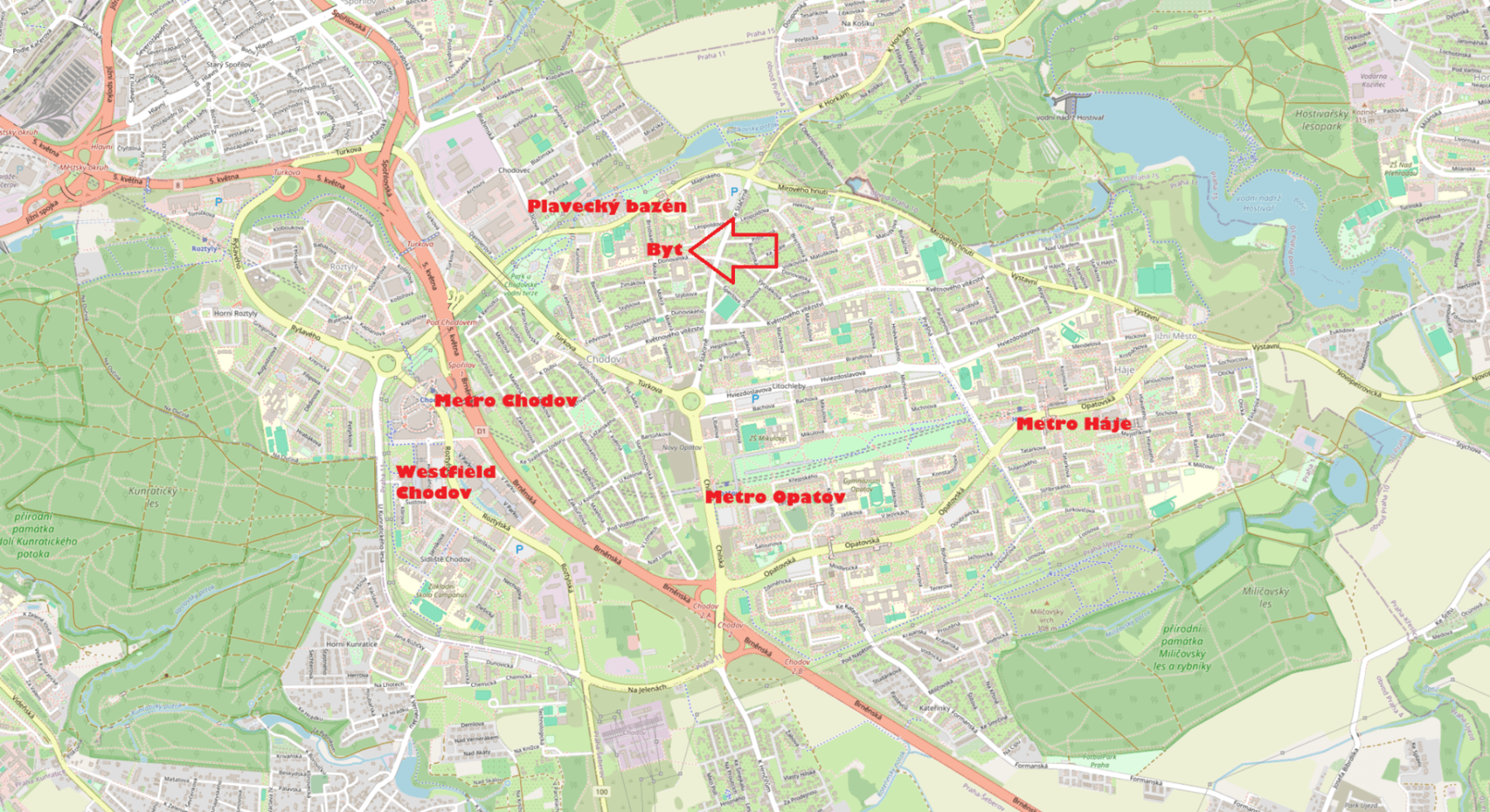 Prodej bytu 3+1 77 m², Brodského, Praha, Praha Prodej bytu 3+1 77 m², Brodského, Praha, Praha