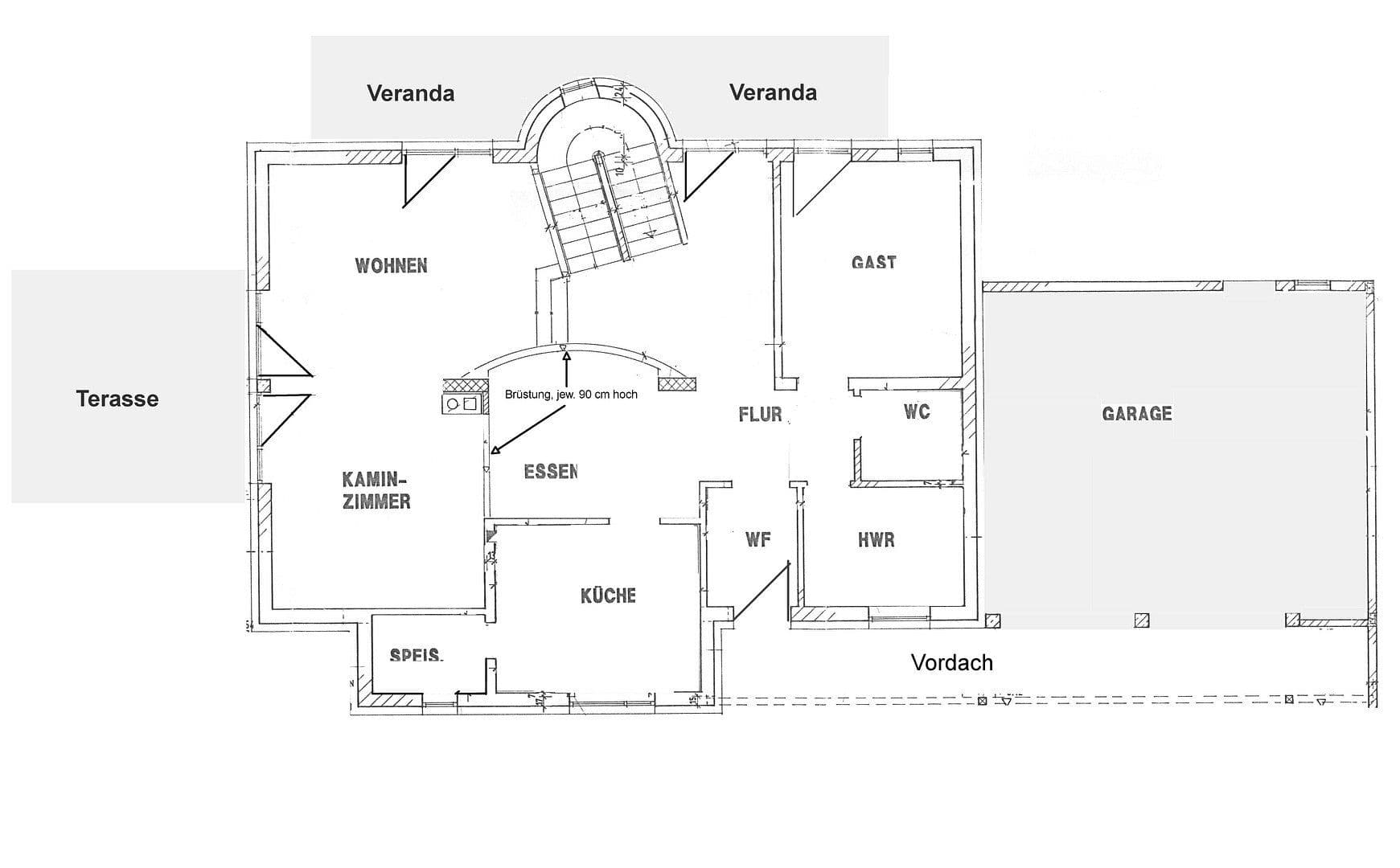 Prodej domu 273 m², pozemek 634 m², Geroldshausen, Bavorsko Prodej domu 273 m², pozemek 634 m², Geroldshausen, Bavorsko