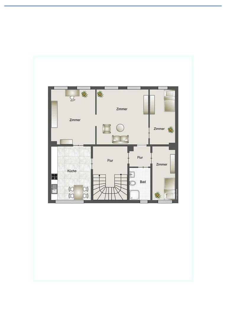Pronájem bytu 4+1 92 m², Wasserreihe 9, Husum, Šlesvicko-Holštýnsko Pronájem bytu 4+1 92 m², Wasserreihe 9, Husum, Šlesvicko-Holštýnsko