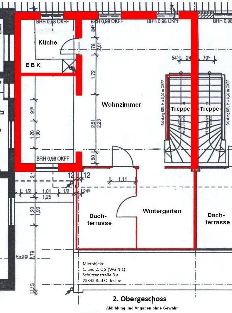 Pronájem bytu 2+kk 86 m², Schützenstraße 3 a, Bad Oldesloe, Šlesvicko-Holštýnsko Pronájem bytu 2+kk 86 m², Schützenstraße 3 a, Bad Oldesloe, Šlesvicko-Holštýnsko