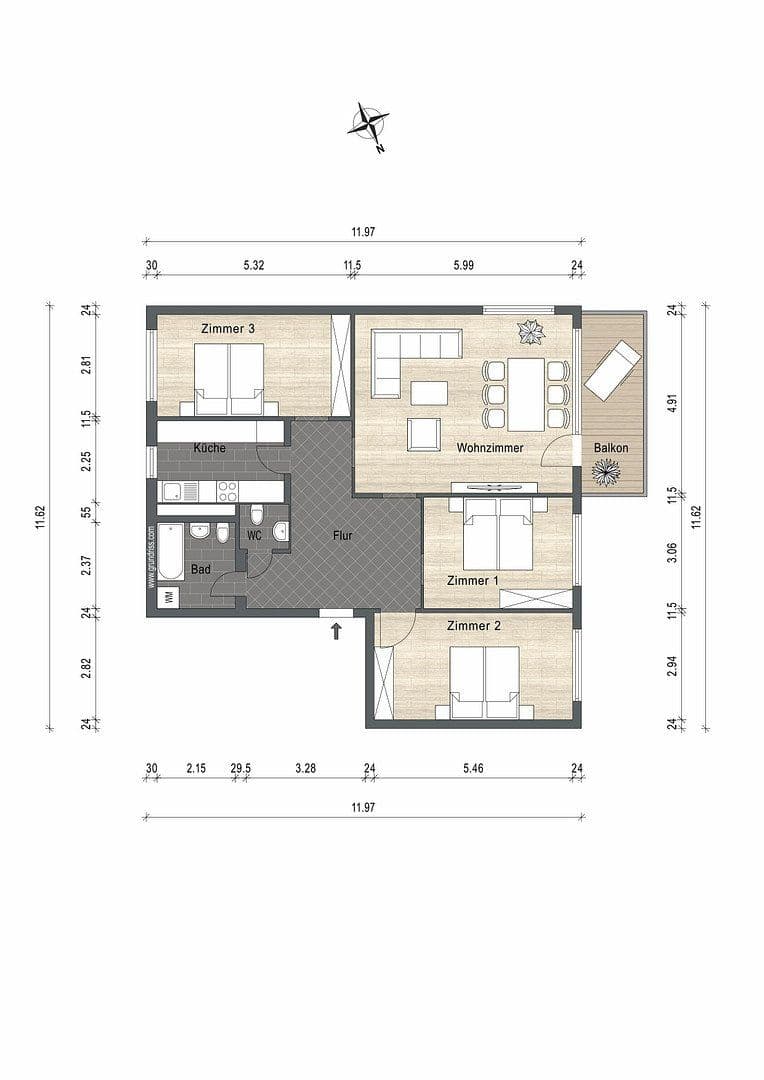 Prodej bytu 4+1 107 m², Am Briel 49, Konstanz, Bádensko-Württembersko Prodej bytu 4+1 107 m², Am Briel 49, Konstanz, Bádensko-Württembersko